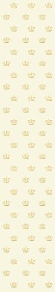 Papel de Parede Lavável Coroas Douradas e Amarelas - 5
