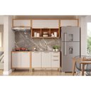 Ver imagem 1 de Cozinha Modulada Mgm 5 Peças Eloise C5p256 Cinamomo/off