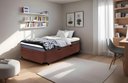 Ver imagem 1 de Cama Box Baú Solteirão Serenelife - Suede Marrom