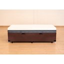 Ver imagem 3 de Cama Box Baú Solteirão Serenelife - Suede Marrom