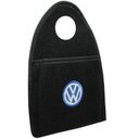 Ver imagem 2 de Lixeira Lixinho Automotiva Carro Carpete Logo Bordado para Câmbio Preto