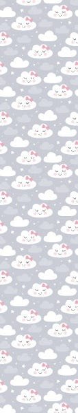 Papel de Parede Adesivo Lavável Nuvens Femininas 9m - 5