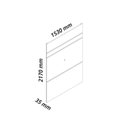 Ver imagem 3 de Painel para TV até 65 Polegadas 100% MDF 153CMX217CM Luminare