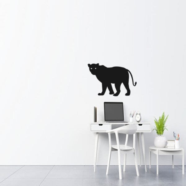 Adesivo decorativo de parede pantera negra - 2