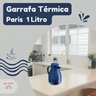 Garrafa Térmica Cafe Leite Cha 1 Litro Botão Serve Fácil Antigotas Tampa Rosca Ampola Vidro Gatilho  - 8