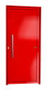 Ver imagem 1 de Porta Alumínio Lambril c/Puxador e.Vermelho 90 Brimak