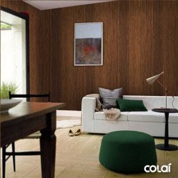 Papel de Parede Adesivo Lavável Madeira Sucupira 3m - 3