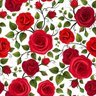 Papel De Parede Adesivo Lavável Rosas Realistas 18m - 1