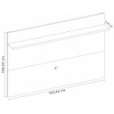 Ver imagem 4 de Painel para TV Arkansas Off White com Freijó - MoveisAqui