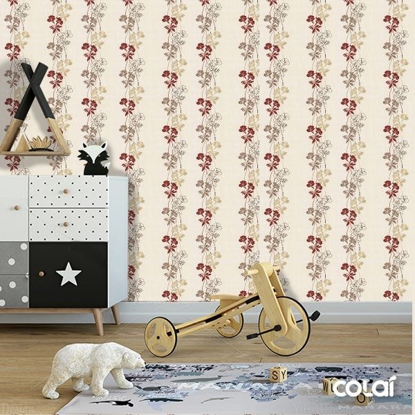 Papel De Parede Adesivo Lavável Tulipa 12m - 6