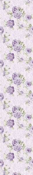 Papel De Parede Adesivo Lavável Tagetes Roxos 6m - 7