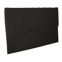 Ver imagem 3 de Cabeceira Casal Queen Estofada para Cama Box Dália Suede Marrom