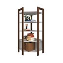 Ver imagem 2 de Estante Escritório de Canto Multimóveis CR25067 Branca/Nogal