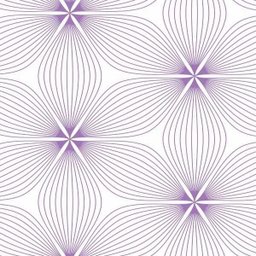 Papel De Parede Adesivo Lavável Lírio Roxo 3m - 1