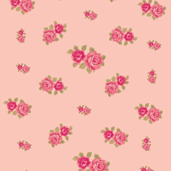 Papel De Parede Adesivo Lavável Lisianto Rosa 3m - 1