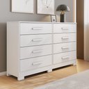 Ver imagem 2 de Cômoda Olga 8 Gavetas Jcm:branco