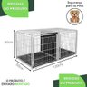 Gaiola Para Pet Shop Banho E Tosa Canil Duplo Branco - 5