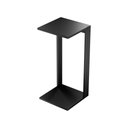 Ver imagem 3 de Mesa de Cabeceira Pequena 30x30x65cm Preta Quarto Sala