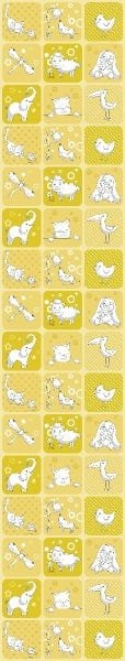 Papel de Parede Adesivo Lavável Animaizinhos 9m - 5