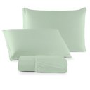 Ver imagem 1 de Jogo de Cama Lençol Sereno Casal em Malha Algodão Verde Claro 100% Algodão