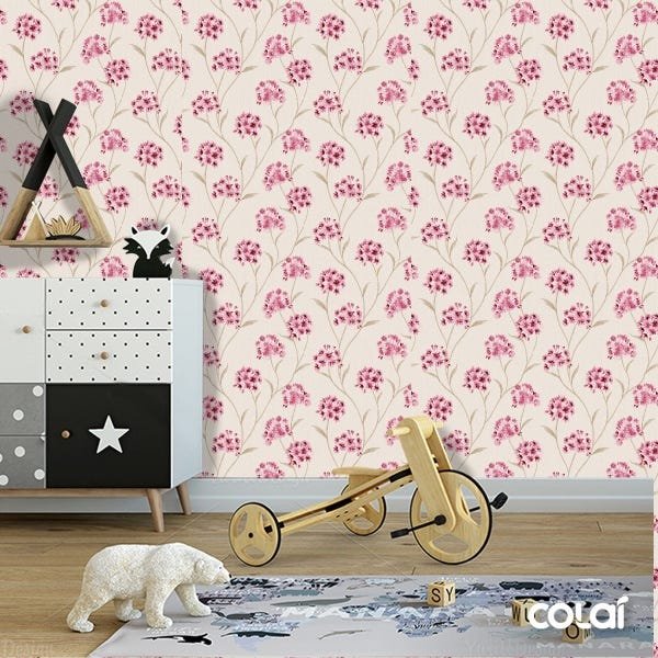 Papel De Parede Adesivo Lavável Ixora 18m - 6