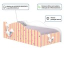 Ver imagem 2 de Mini Cama Infantil Unicórnio Meigo com Colchão MDF Branco Solteiro Casah