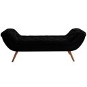 Ver imagem 5 de Puff Recamier Decorativo com Tachas 160cm Santorini Couríssimo Preto