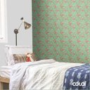 Ver imagem 3 de Papel De Parede Adesivo Lavável Rosa Arbustiva 12m