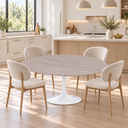 Ver imagem 1 de Mesa de Jantar Saarinen Oval 170x100cm - Caput