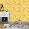 Papel de Parede Lavável Balões de Fundo Amarelo 6m - 2