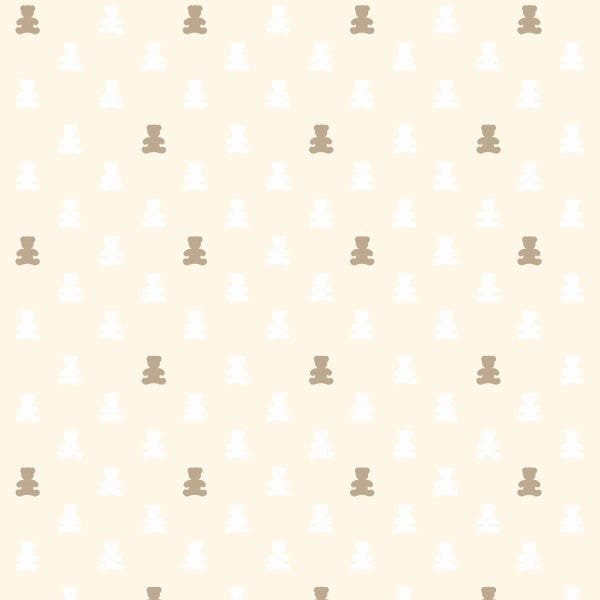 Papel de Parede Adesivo Lavável Ursinhos Marshmallow 9m - 1