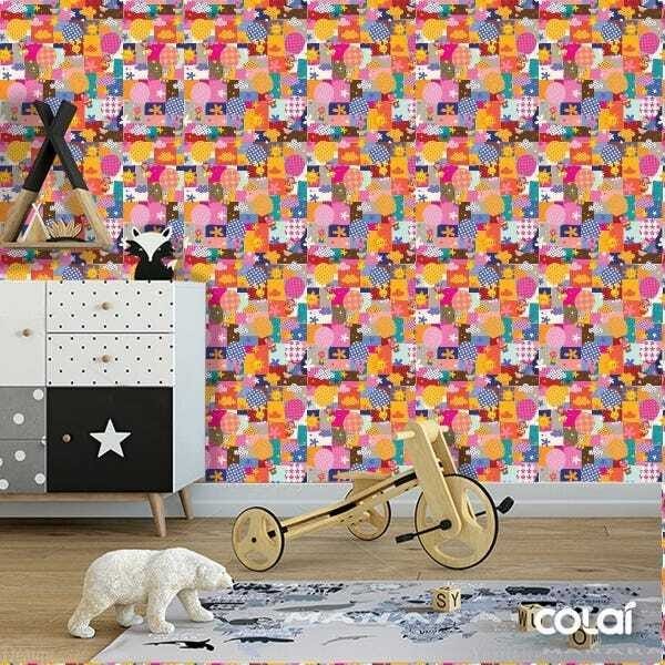 Papel de Parede Lavável Brincadeiras e Diversão 6m - 2