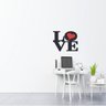 Adesivo decorativo de parede palavra love - 1