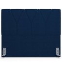 Ver imagem 5 de Cabeceira Cama Box Casal 140 cm Aurora W01 Suede Azul Marinho - Lyam Decor