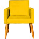 Ver imagem 6 de Kit 2 Poltronas Decorativa para Sala Recepção Manicure Consultório Suede