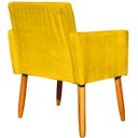 Ver mais imagens de Kit 2 Poltronas Decorativa para Sala Recepção Manicure Consultório Suede