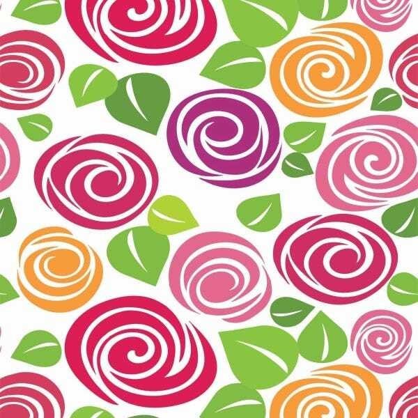 Papel De Parede Adesivo Lavável Flores Geométricas 3m - 1