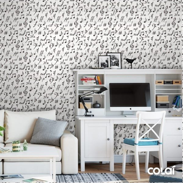 Papel de Parede Adesivo Lavável Bolas Cinzas 3m - 2
