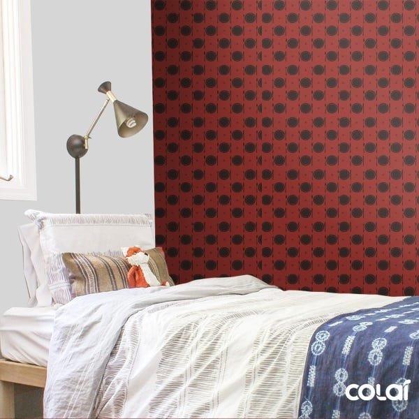 Papel de Parede Lavável Bolinhas Multicoloridas 3m - 3