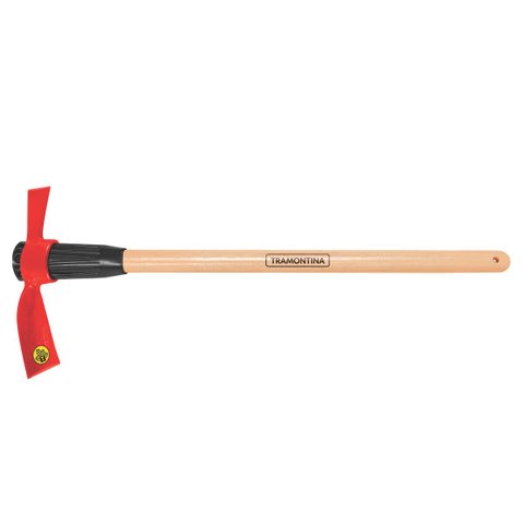 Picareta Chibanca Tramontina em Aço Tamanho 4 com Cabo de Madeira 90 Cm