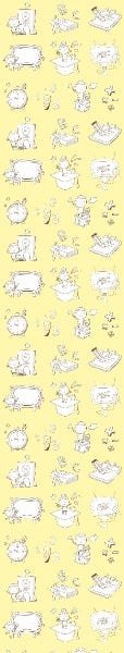 Papel de Parede Adesivo Lavável Apendizado Amarelo 12m - 5