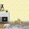 Papel de Parede Adesivo Lavável Apendizado Amarelo 12m - 2