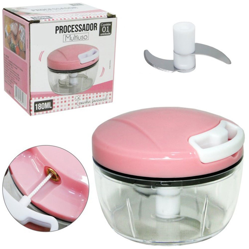 Mini Processador de Alimentos Manual Mini Speedy Chopper - 11