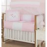 Kit Berço Americano 9 pçs Nuvem Rosa - 1