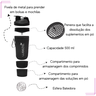 Coqueteleira Shaker 3 Em 1 Shakeira Academia Suplemento Whey Top House - 6