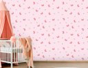 Ver imagem 1 de Papel de Parede Infantil - Borboletas Pink Arte Destaque 3,50 Metros