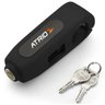 Trava de Manete Universal Para Moto Com Chave de Alta Resistencia Preta - 3