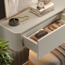 Ver imagem 7 de Nicho Union 180 cm 2 Gavetas sem LED Off White Mavaular