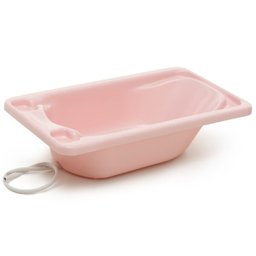 Banheira Para Bebe Galzerano Rosa Perolado - 1