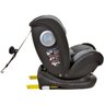 Cadeira de Bebê Para Auto Spin Isofix Cinza De 0 a 36Kg Burigotto - 4